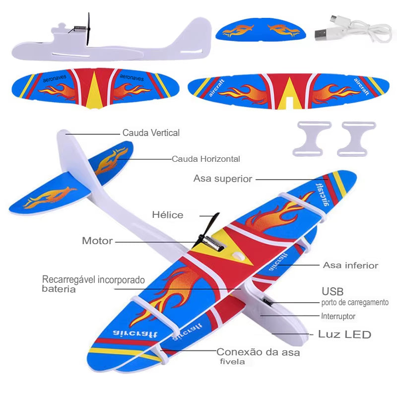 Avião NoEnName_Null voador planador