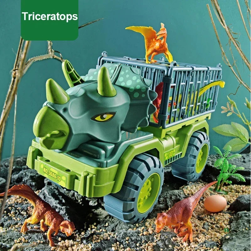 Carro de brinquedos dinossauro