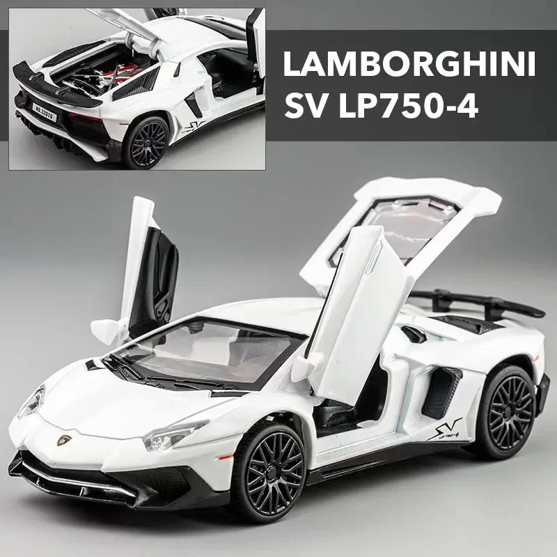 1:32 Lamborghinis SV LP750-4 Modelo de Carro Esportivo