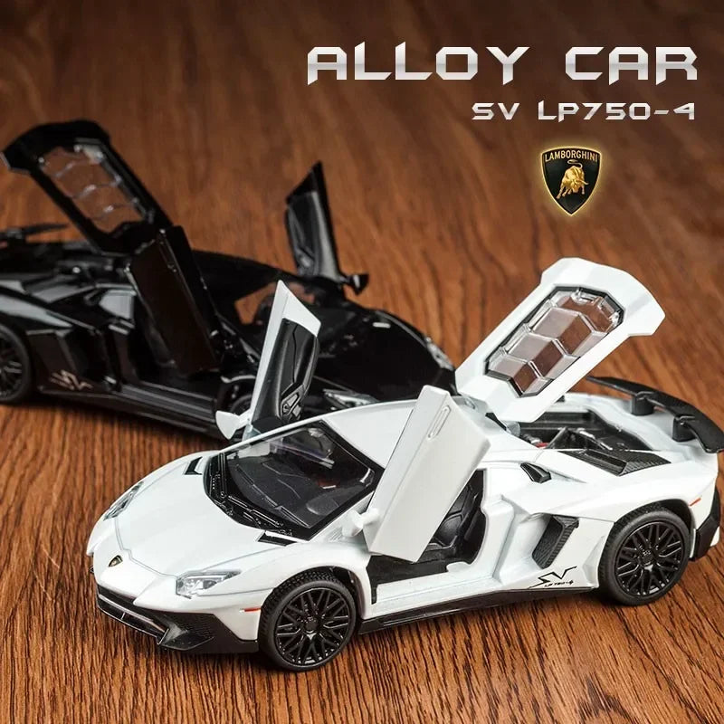 1:32 Lamborghinis SV LP750-4 Modelo de Carro Esportivo