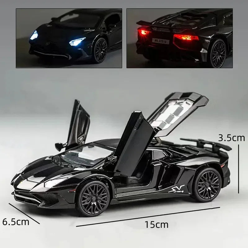 1:32 Lamborghinis SV LP750-4 Modelo de Carro Esportivo